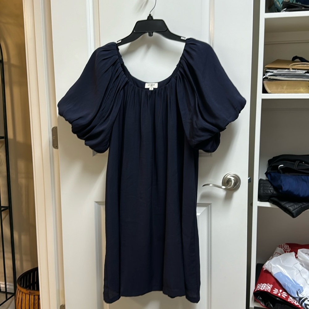 NWOT Umgee Navy Blue Dress Fully Lined